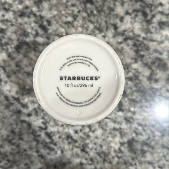 Starbucks Ceramic Tumbler 10 oz. Floral. - Picture 2 of 2